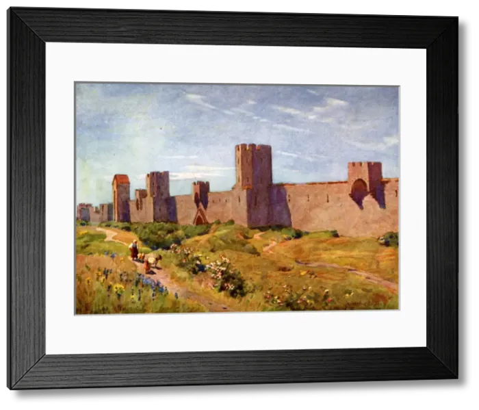 Framed Print : Sweden / Visby Walls 1927 Framed Print : Sweden / Visby Walls 1927