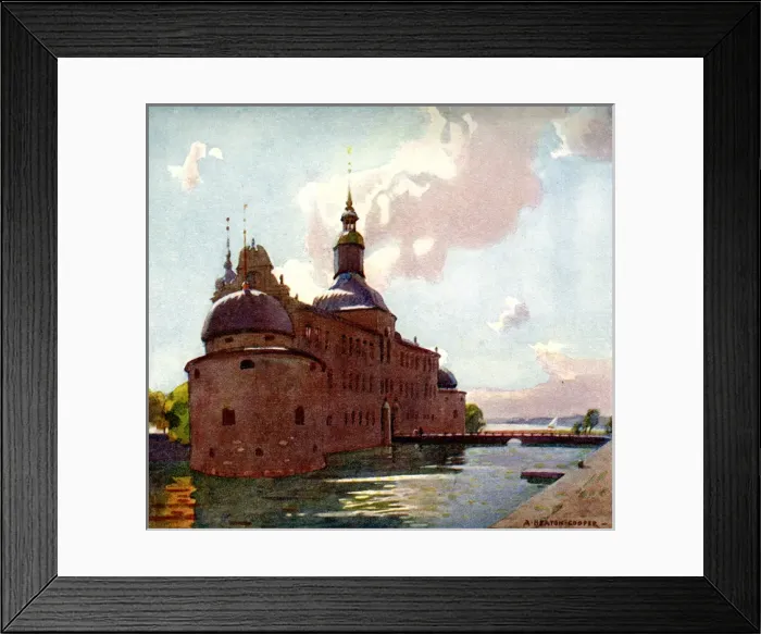 Framed Print : Sweden / Vadstena Castle Framed Print : Sweden / Vadstena Castle