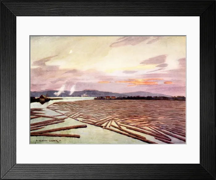 Framed Print : Sweden / Angerman River Framed Print : Sweden / Angerman River
