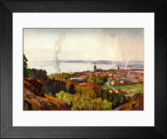 Framed Print : Sweden / Jonkoping 1927 Framed Print : Sweden / Jonkoping 1927