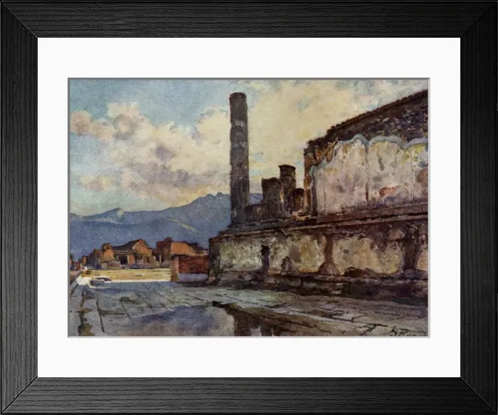 Framed Print : Temple of Juno - Pompeii Framed Print : Temple of Juno - Pompeii