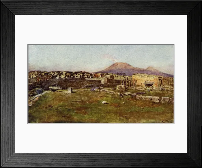 Framed Print : Triangular Forum-Pompeii Framed Print : Triangular Forum-Pompeii