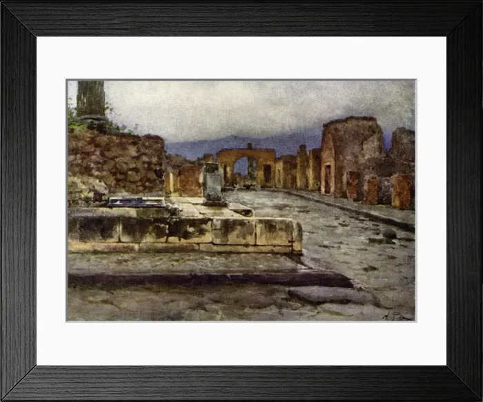 Framed Print : Temple - Fortuna Augusta Framed Print : Temple - Fortuna Augusta