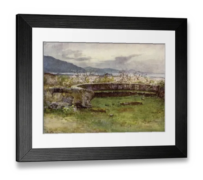 Framed Print : Bench Tomb - Pompeii Framed Print : Bench Tomb - Pompeii