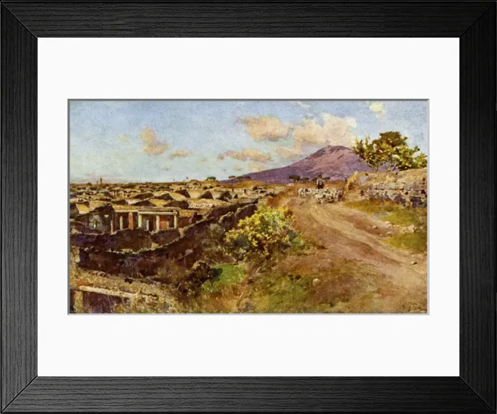 Framed Print : Pompeii - Two Sides Framed Print : Pompeii - Two Sides