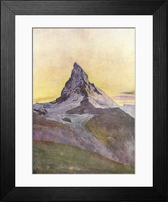 Framed Print : Swiss Alps  /  Matterhorn
