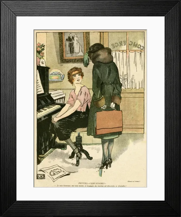 Framed Print : Cartoon, Making progress Framed Print : Cartoon, Making progress