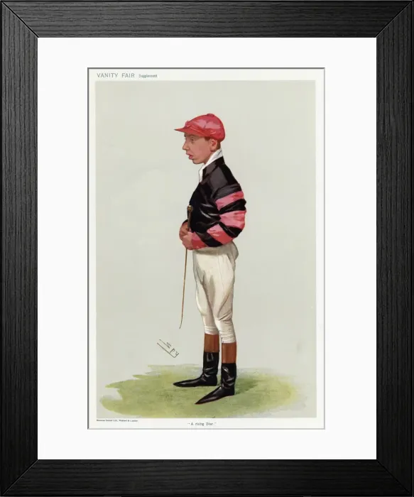 Framed Print : Jockey / Wt Templeman Vf Framed Print : Jockey / Wt Templeman Vf