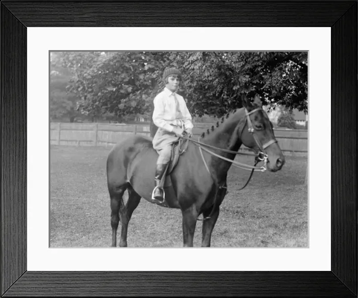 Framed Print : Girl on a Horse Framed Print : Girl on a Horse