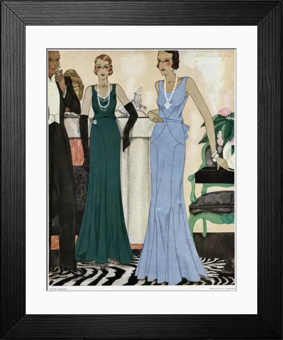 Framed Print : Social / French Party 1931 Framed Print : Social / French Party 1931