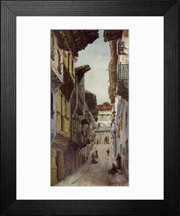 Framed Print : Spain / Fuentarabia 1906 Framed Print : Spain / Fuentarabia 1906