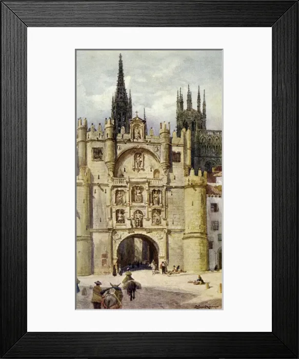 Framed Print : Spain / Burgos / s Maria Framed Print : Spain / Burgos / s Maria