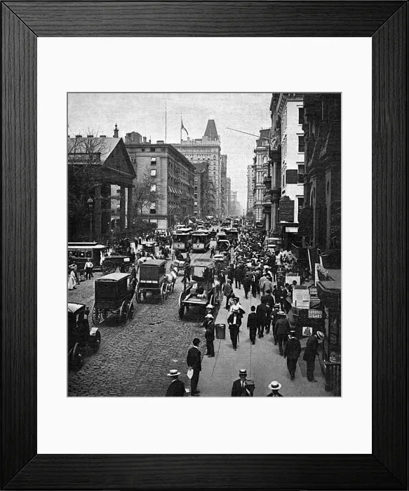 Framed Print : New York / Broadway 1904 Framed Print : New York / Broadway 1904
