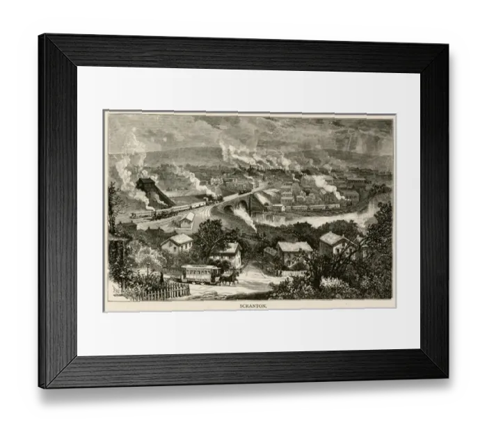 Framed Print : USA / Scranton / Industrial Framed Print : USA / Scranton / Industrial