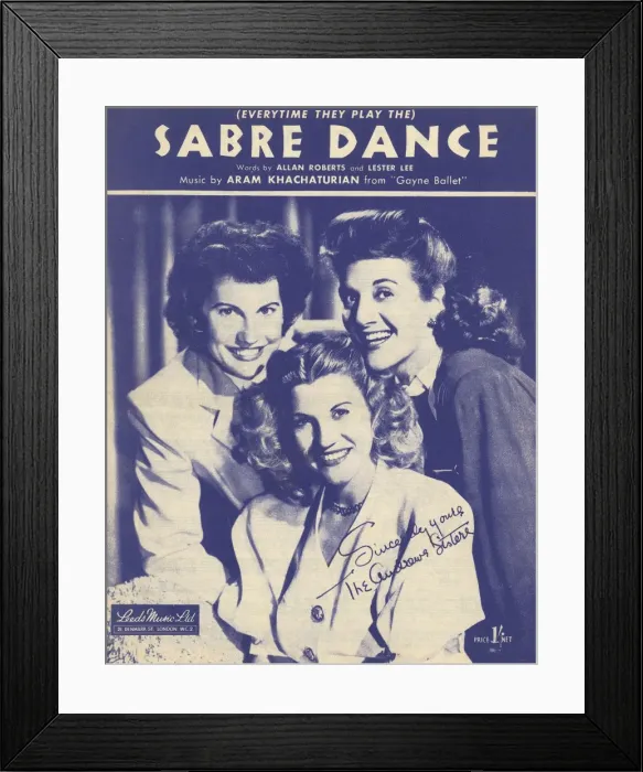 Framed Print : Khachaturian Sabre Dance Framed Print : Khachaturian Sabre Dance