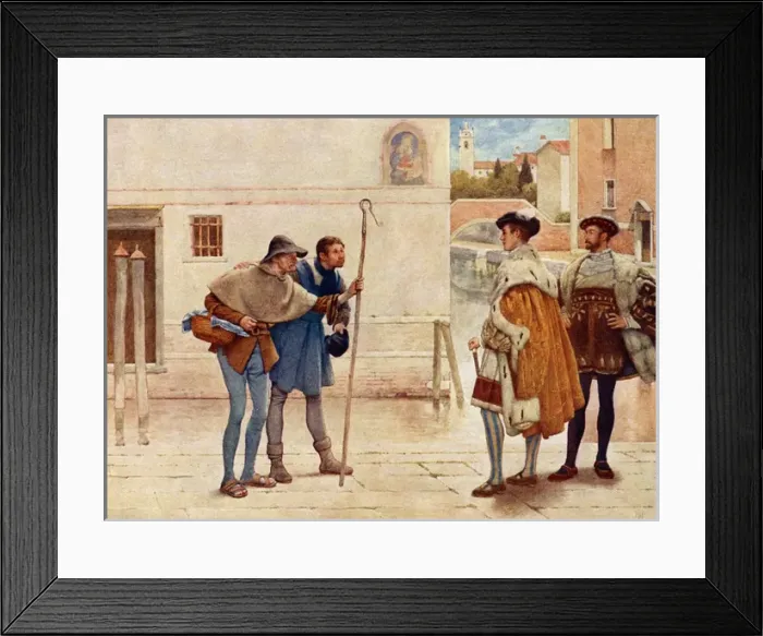 Framed Print : s / Speare: Merchant Venic Framed Print : s / Speare: Merchant Venic
