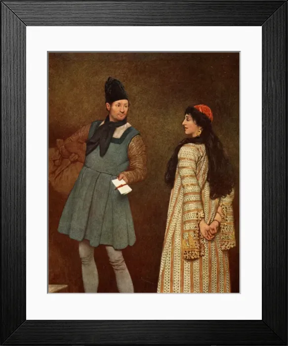 Framed Print : Merchant Venice / Launcelo Framed Print : Merchant Venice / Launcelo