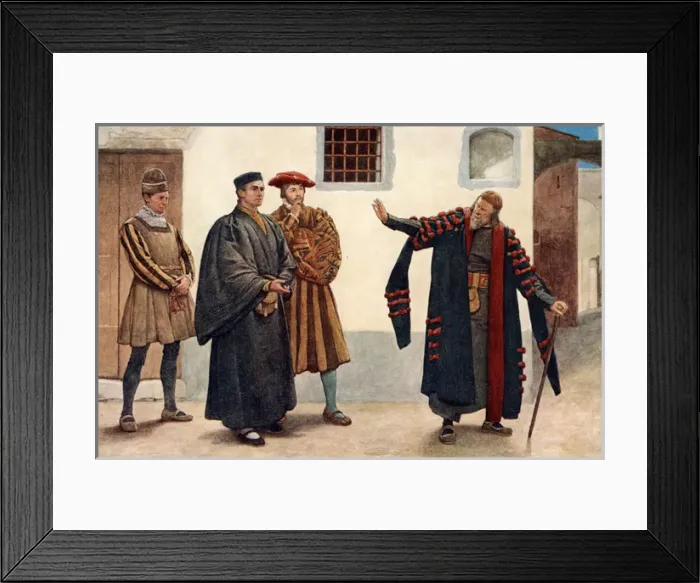 Framed Print : Merchant Venice / Antonio Framed Print : Merchant Venice / Antonio