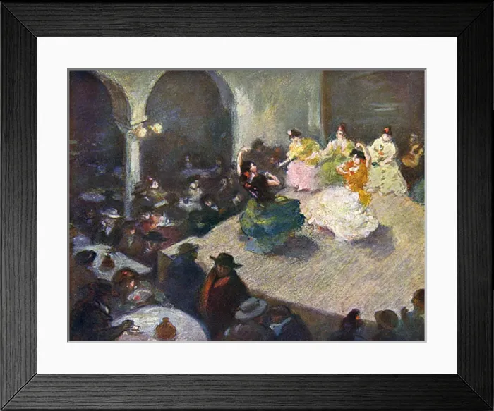 Framed Print : Social / Seville Cafe 20C Framed Print : Social / Seville Cafe 20C
