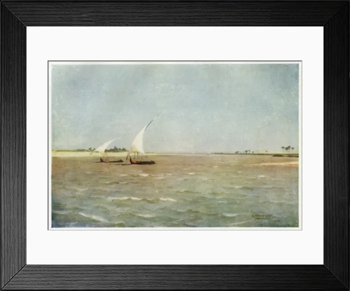 Framed Print : The Upper Nile / Egypt Framed Print : The Upper Nile / Egypt