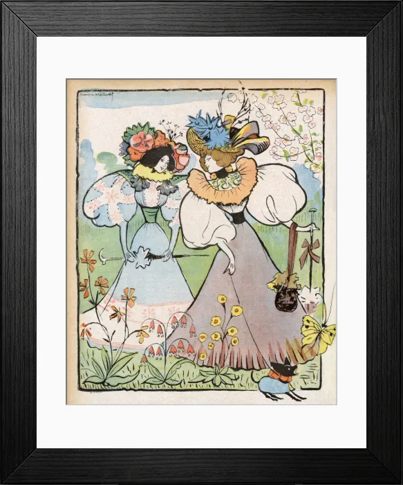 Framed Print : COSTUME 1895 Framed Print : COSTUME 1895