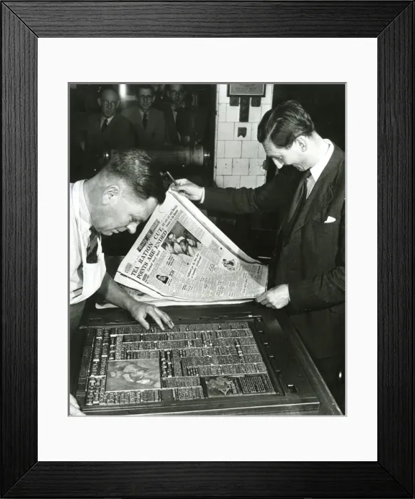 Framed Print : First Page Proof (Paper) Framed Print : First Page Proof (Paper)