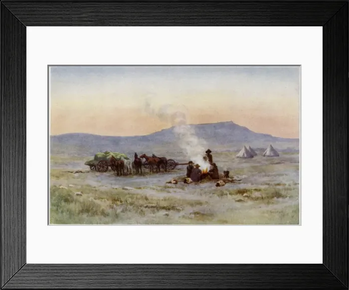 Framed Print : South Africa / Camp 1905 Framed Print : South Africa / Camp 1905