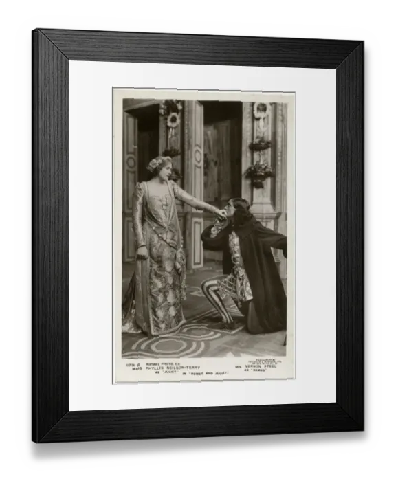 Framed Print : Phyllis Neilson-Terry & Vernon