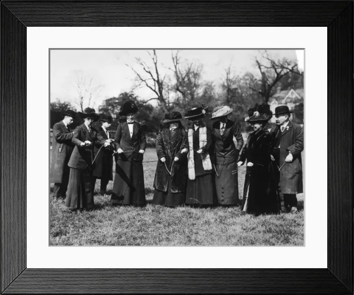 Framed Print : Ladies Dowsing / 1913 Framed Print : Ladies Dowsing / 1913