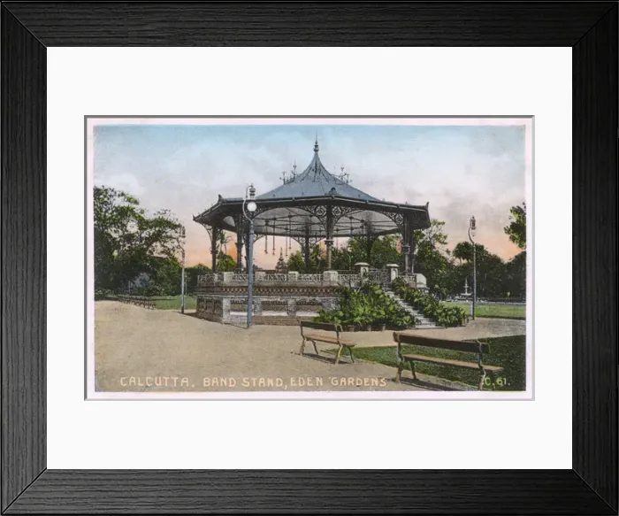 Framed Print : India / Calcutta / Bandstand Framed Print : India / Calcutta / Bandstand