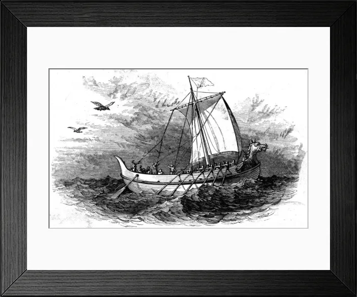 Framed Print : Floki Vilgerdasson / Expl Framed Print : Floki Vilgerdasson / Expl
