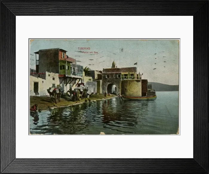 Framed Print : Israel / Tiberias 1921 Framed Print : Israel / Tiberias 1921