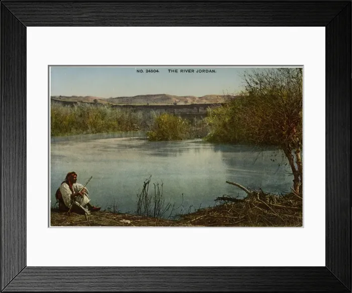 Framed Print : Israel / River Jordan 20C Framed Print : Israel / River Jordan 20C