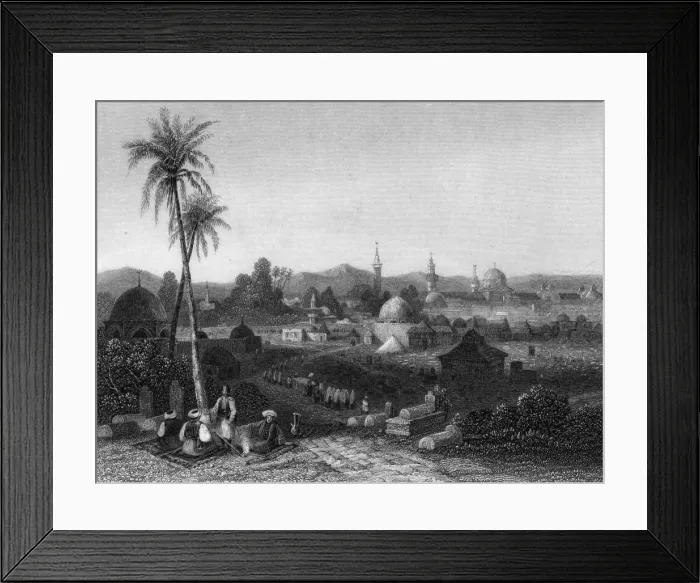 Framed Print : Syria / Damascus 1835 Framed Print : Syria / Damascus 1835