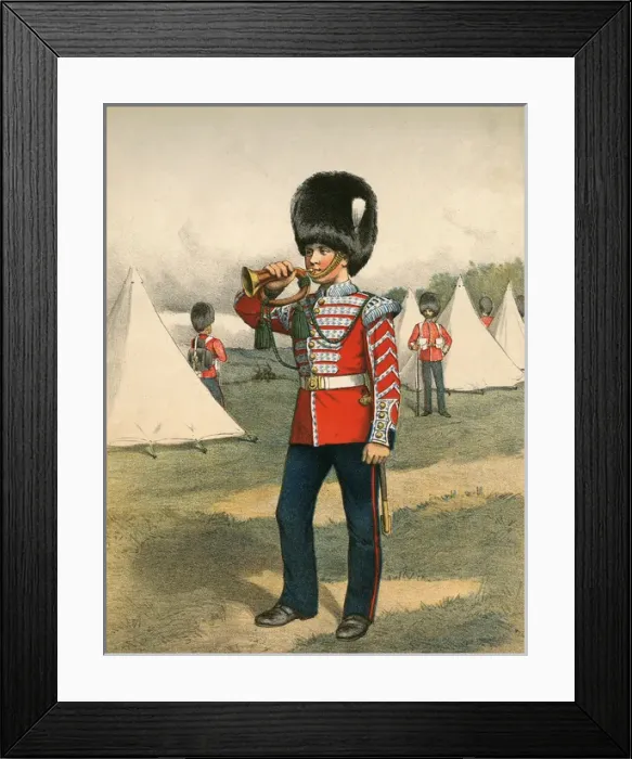 Framed Print : Army Bugler C19 Framed Print : Army Bugler C19