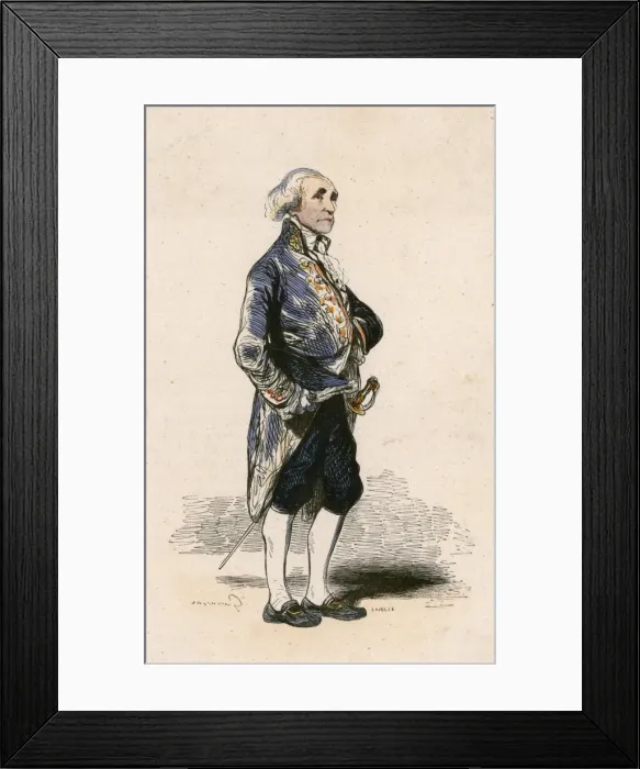 Framed Print : Racial / French / Peer 1850 Framed Print : Racial / French / Peer 1850