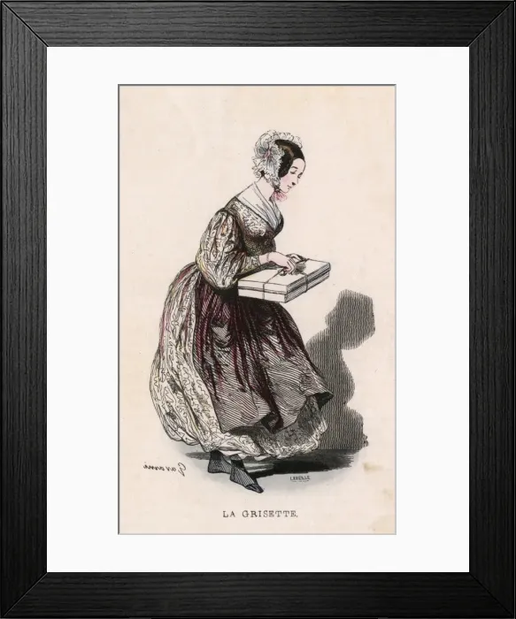 Framed Print : Racial / French / Shopgirl Framed Print : Racial / French / Shopgirl