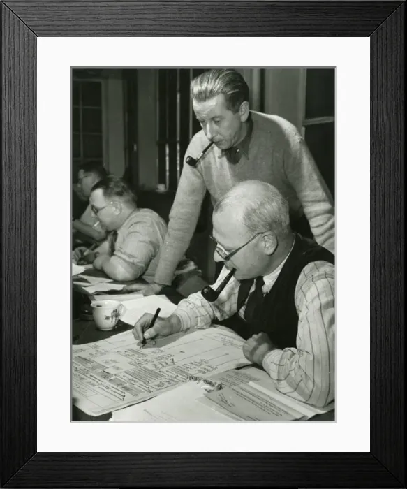 Framed Print : Planning Newspaper Pages Framed Print : Planning Newspaper Pages