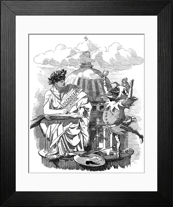 Framed Print : Punch Congratulates Iln Framed Print : Punch Congratulates Iln
