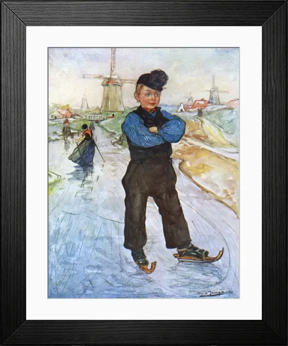 Framed Print : Racial / Dutch Boy / Skates Framed Print : Racial / Dutch Boy / Skates