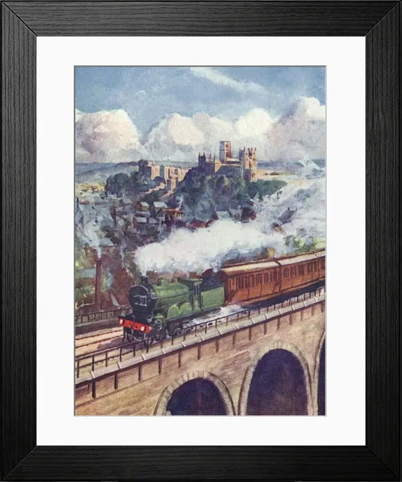 Framed Print : Durham / From Railway Framed Print : Durham / From Railway