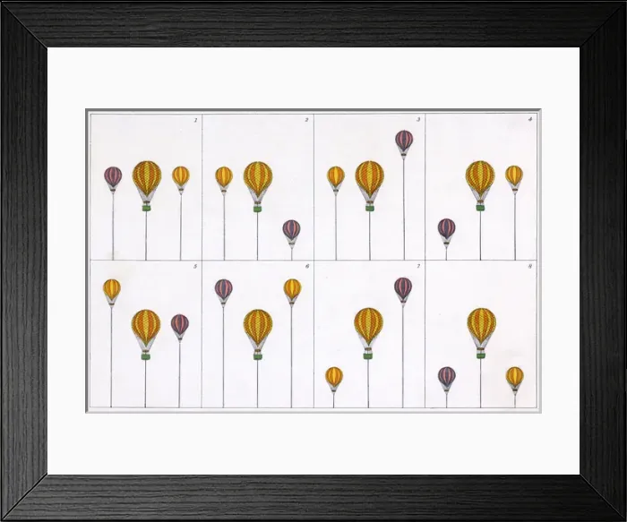 Framed Print : Signalling Balloons Framed Print : Signalling Balloons