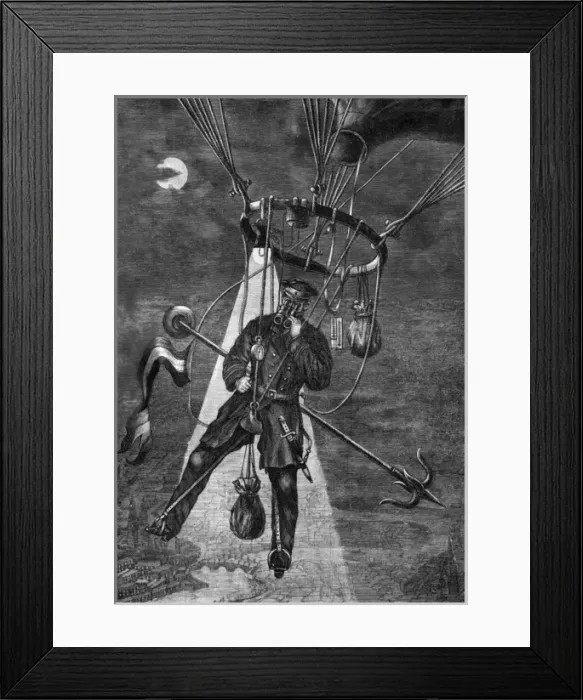 Framed Print : Reconnaissance Balloons Framed Print : Reconnaissance Balloons