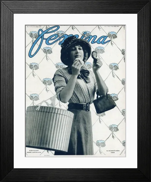 Framed Print : Woman in 1911 Framed Print : Woman in 1911