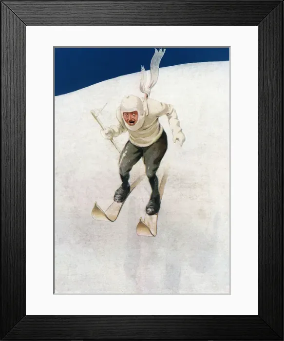 Framed Print : A Desperate Jump 1911 Framed Print : A Desperate Jump 1911
