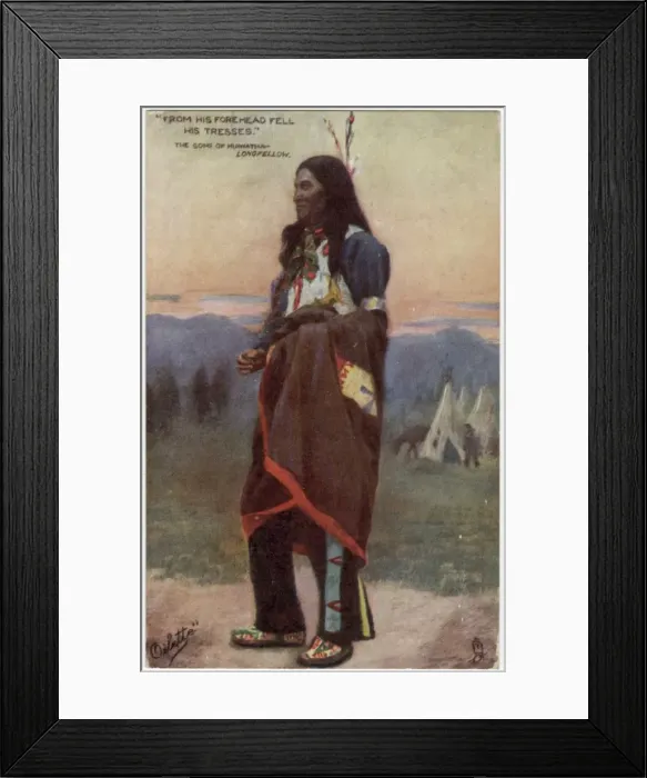 Framed Print : Racial / Iroquois 1905 Framed Print : Racial / Iroquois 1905