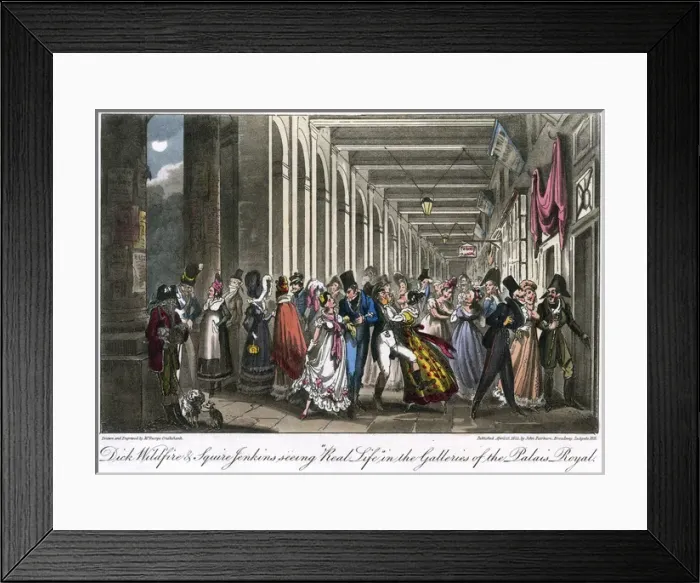 Framed Print : Fashions Palais Royal Framed Print : Fashions Palais Royal