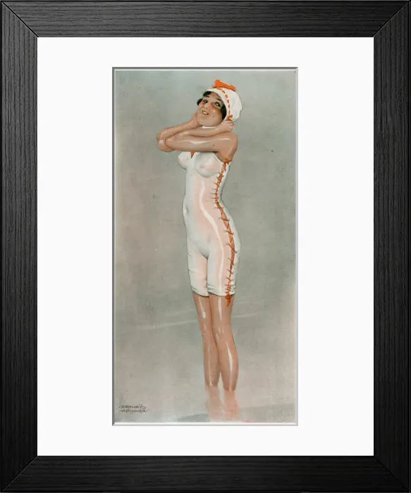 Framed Print : First Dip of the Year Framed Print : First Dip of the Year