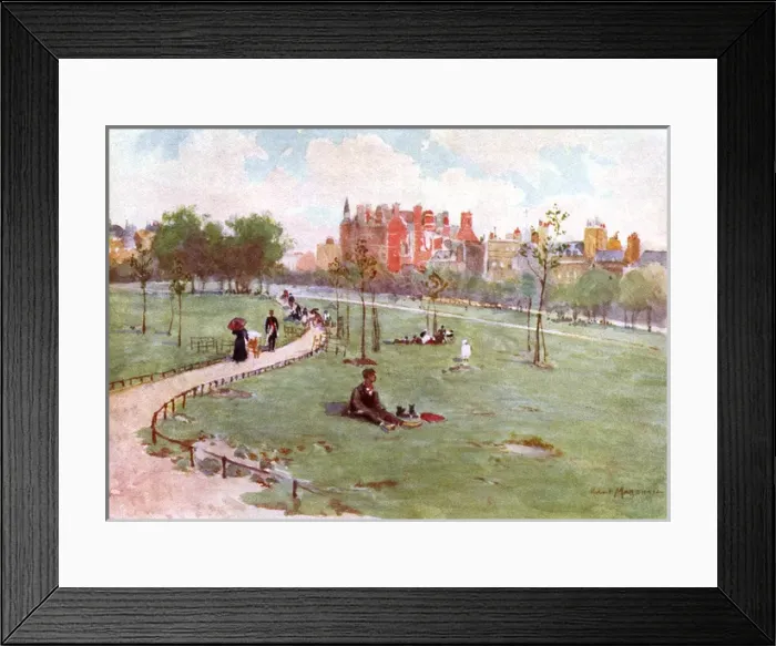 Framed Print : Social / Green Park London Framed Print : Social / Green Park London