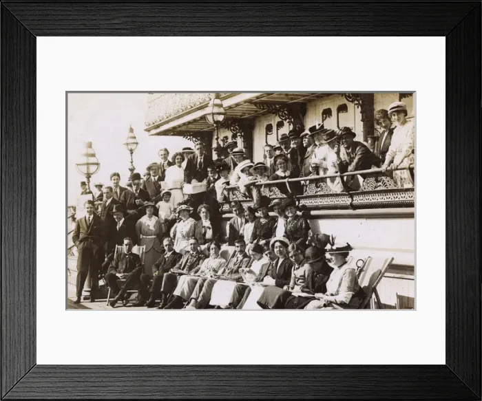 Framed Print : Holiday Group Hastings Framed Print : Holiday Group Hastings